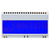Éclairage; EADOGM081,EADOGM162,EADOGM163; LED; 55x31x3,6mm; bleu