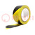 Ruban: d'alerte; jaune-noir; L: 33m; W: 50mm; adhésive; Thk: 0,15mm