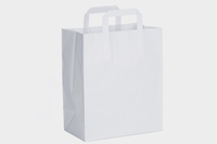 Paper Bags - ProPac White Paper Bag - (h)297 x (w)250 x (g)140mm