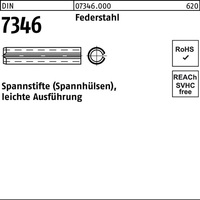 Spannstift DIN 7346/ISO 13337 2,5x 18 Fe