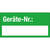SafetyMarking Inventaretiketten Geräte-Nr. 4 x 2 cm, 500er Rolle, VOID-Folie Version: 04 - grün