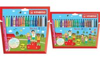 STABILO Fasermaler Trio A-Z, 24er Karton-Etui, PACK SPECIAL (55500799)