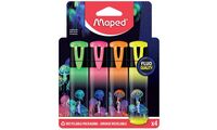 Maped Textmarker DEEPSEA PARADISE, Keilspitze, 4er Etui (82740710)