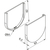 Skizze zu SOLIDO 80 takaró sapkakészlet üvegpont rögzítés kerek ezüst