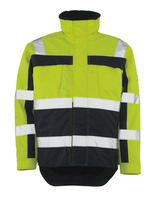 Winterjacke MASCOT Teresina hi-vis gelb/mar., Gr. 3XL