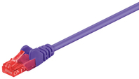 Goobay 95278 networking cable Violet 3 m Cat6 U/UTP (UTP)