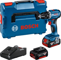 Bosch GSR 18V-45 Professional 500 RPM Zamek centralny 900 g Czarny, Niebieski