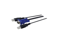 Fujitsu 2xUSB, VGA Y-shape câble kvm