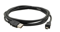 Kramer Electronics USB-A (M) to USB Mini-B 5-pin (M) 2.0, 1.8m USB Kabel USB 2.0 1,8 m USB A Mini-USB B Schwarz