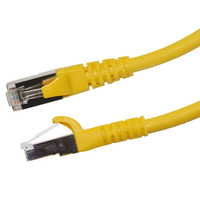 Videk 2996AS-1Y Netzwerkkabel Gelb 1 m Cat6a S/FTP (S-STP)