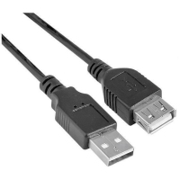 Nilox 1.8m USB 2.0 cavo USB 1,8 m USB A Nero