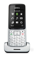 Unify SL5 Telefon w systemie DECT Nazwa i identyfikacja dzwoniącego Czarny, Srebrny
