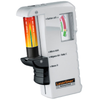 Laserliner BatteryCheck vermogen / batterij tester Zwart, Wit