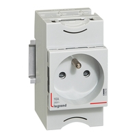 Legrand 004280 socket-outlet Type E Grey