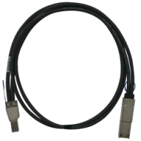 QNAP CAB-SAS05M-8644-8088 Serial Attached SCSI (SAS)-kabel 1 m Zwart, Metallic