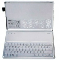 Acer NK.BTH13.029 mobile device keyboard Silver Nordic