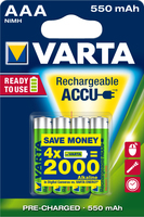 Varta Ready2Use HR03 4pcs Rechargeable battery AAA Nickel-Metal Hydride (NiMH)