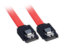 Lindy 33449 cable de SATA 0,2 m Rojo