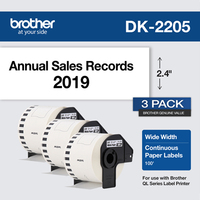 Brother DK-22053PK printer label White Self-adhesive printer label