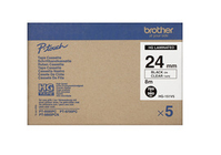 Brother HG151V5 printer label Black, Transparent HG