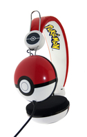 OTL Technologies Pokémon Pokeball Auriculares Alámbrico Diadema Música Negro, Rojo, Blanco