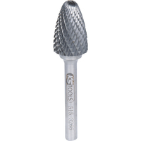 KS Tools 515.3266 Rotierender Entgrater Metall Oval Eisenguss, Kunststoff