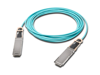 Juniper JNP-100G-AOC-10M InfiniBand/fibre optic cable QSFP28 Niebieski, Srebrny