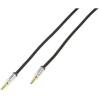 Vivanco 38768 Audio-Kabel 0,5 m 3.5mm Schwarz
