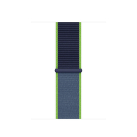 Apple MXMP2ZM/A smart wearable accessory Band Blue, Lime Nylon