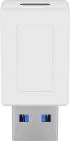 Goobay 55225 cambiador de género para cable USB-C USB 3.0 (type A) Blanco