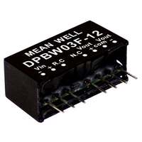 MEAN WELL DPBW06G-12 power adapter/inverter 6 W