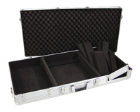 Roadinger 30125345 audioapparatuurtas DJ-mixer Hard case Multiplex Zwart, Zilver