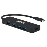 Tripp Lite U444-06N-H3UC2 base para portátil y replicador de puertos Alámbrico Thunderbolt 3 Negro