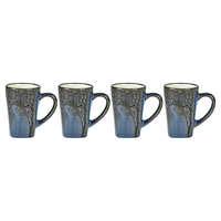 Villa Collection 14218 Tasse Blau Espresso 4 Stück(e)