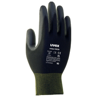Uvex 60248 Fabriekshandschoenen Zwart Polyamide, Polyurethaan 1 stuk(s)