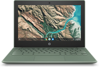 HP Chromebook 11 G8 EE Intel® Celeron® N4120 29,5 cm (11.6") Touchscreen HD 8 GB LPDDR4-SDRAM 32 GB eMMC Wi-Fi 5 (802.11ac) ChromeOS Groen