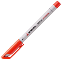 STABILO OHPen, non permanent marker, fine 0.7 mm, rood, per stuk