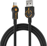 Volutz Equilibrium+ USB Kabel 1 m USB 2.0 USB A Micro-USB B Schwarz, Orange