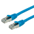 VALUE S/FTP Patch Cord Cat.6, halogen-free, blue, 7m cavo di rete Blu