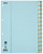Biella 0462445.00 Tab-Register Numerischer Registerindex Karton Blau, Gelb