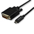 StarTech.com Cavo USB C a DVI (Single-Link) 1080p - 3 m - Cavo Adattatore Video USB Type-C a DVI-D (DP Alt Mode HBR2) - Compatibile Thunderbolt 3 - Da Notebook USB-C a Monitor/D...