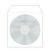 MediaRange BOX65 custodia CD/DVD Custodia a tasca 1 dischi Bianco