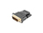 Lanberg AD-0010-BK changeur de genre de câble HDMI DVI-D Noir