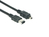 EXSYS EX-K6811 firewire-kabel 2 m 4-p 6-p Zwart