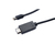V7 Mini DisplayPort mâle vers HDMI mâle, 2 mètres, 6,6 pieds, unidirectionnel depuis le DisplayPort noir, résolution vidéo Full 1080P