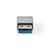 Nedis CCGB60925GY changeur de genre de câble USB A USB C Gris