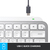 Logitech MX Keys Mini For Mac Minimalist Wireless Illuminated Keyboard Tastatur Bluetooth QWERTZ Schweiz Grau