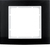 Berker 10113025 Wandplatte/Schalterabdeckung Schwarz, Weiß