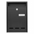 BURG-WÄCHTER Wismar 771 S mailbox Black Wall-mounted mailbox Steel