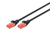 Digitus DK-1617-020/BL hálózati kábel Fekete 2 M Cat6 U/UTP (UTP)